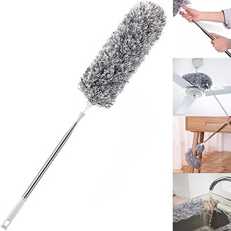 Multipurpose Microfiber Fan Duster with Long Handle – Extendable Duster for Home, Car, Kitchen, and Office | মাইক্রোফাইবার ফ্যান ডাস্টার