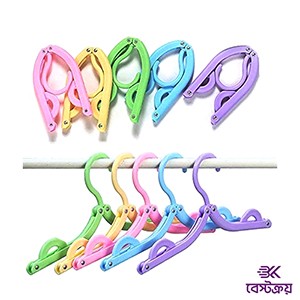 Travel Folding Hanger (06 Pcs Box) – Compact and Convenient for All Your Travels