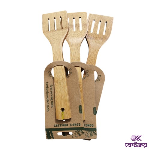 Bamboo made Kitchen Spatula – Eco-Friendly & Durable Cooking Utensil | বাঁশের তৈরি কিচেন স্প্যাচুলা – পরিবেশবান্ধব ও টেকসই